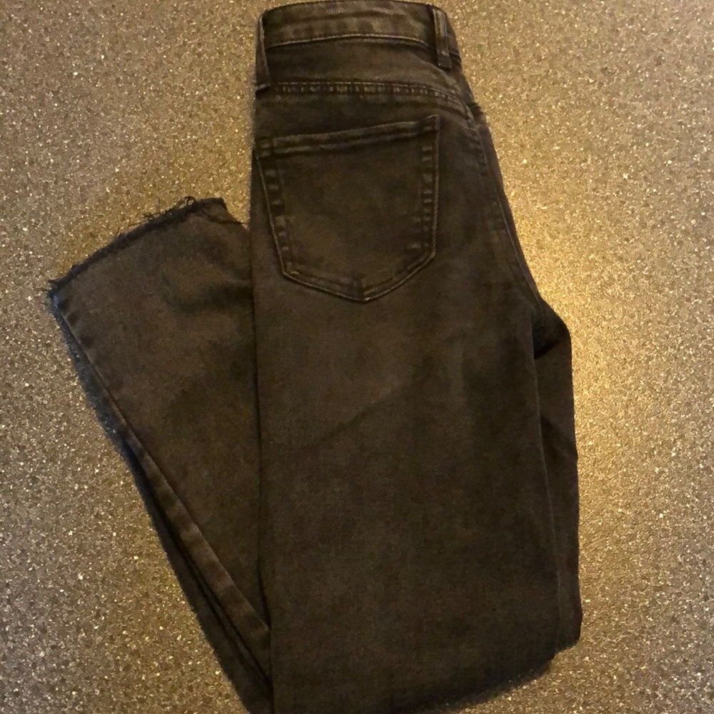 Black real cheeky jeans (size 1)